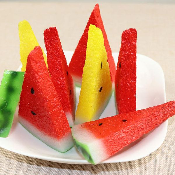 

party decoration 5pcs simulation watermelon slices pography props kids enlightenment education making games fruits