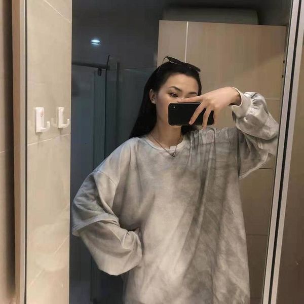 

hoodie street hoodies man irregular old woman streetwear hip kanye west sweatshirt justin bieber pullover harajuku, Black