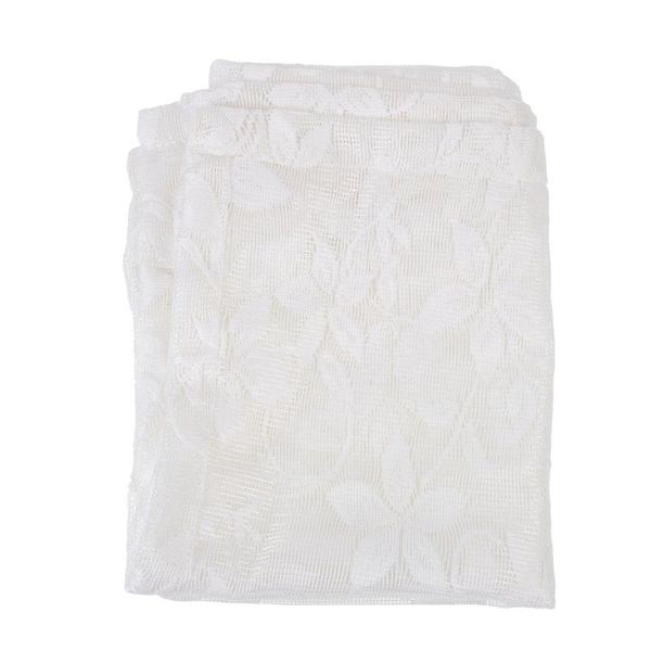 

curtain & drapes 1pc punch-short creative gauze home window accessory white