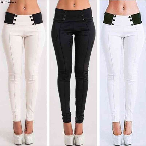 

push up elastic skinny womens jean pencil leggings black white gray high waist thin denim pants tight femme, Blue