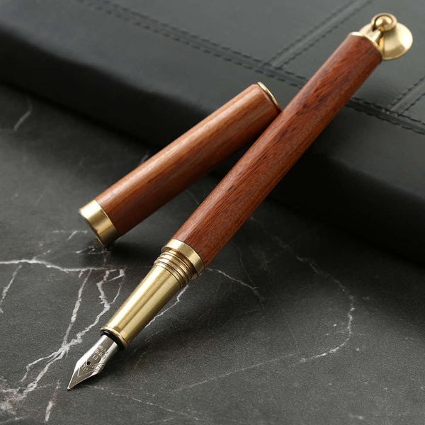 

the pen brass sandalwood business creativity personalized gift metal advertisement signature ink pen