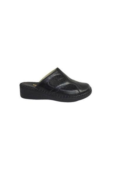

slippers women black front off orthopedic