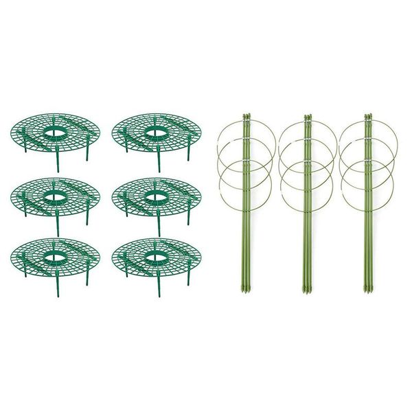 

other garden supplies 9pcs plant plastic tool strawberry growing circle support rack farming frame gardening vine