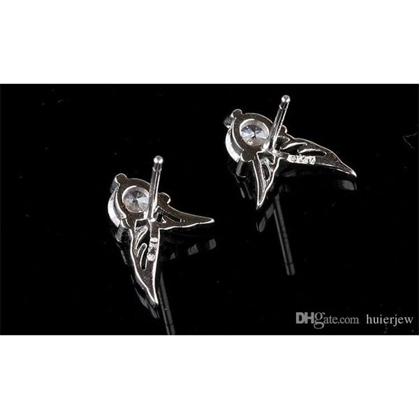 

Stud Wholesale 925 Sterling Silver Zircon Angel Wing Shaped Ear s Earrings 9RGR DLBX 0J7Y