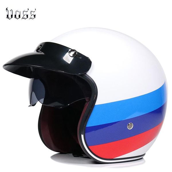 

motorcycle helmets helmet vintage retro cruiser racing 3/4 face