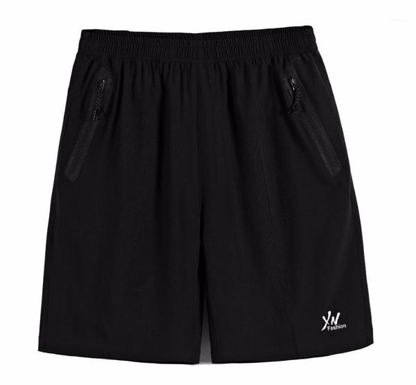 

casual shorts men breathable male elastic waist beach mens knee length quick drying jogger board men's jackets, Black;brown