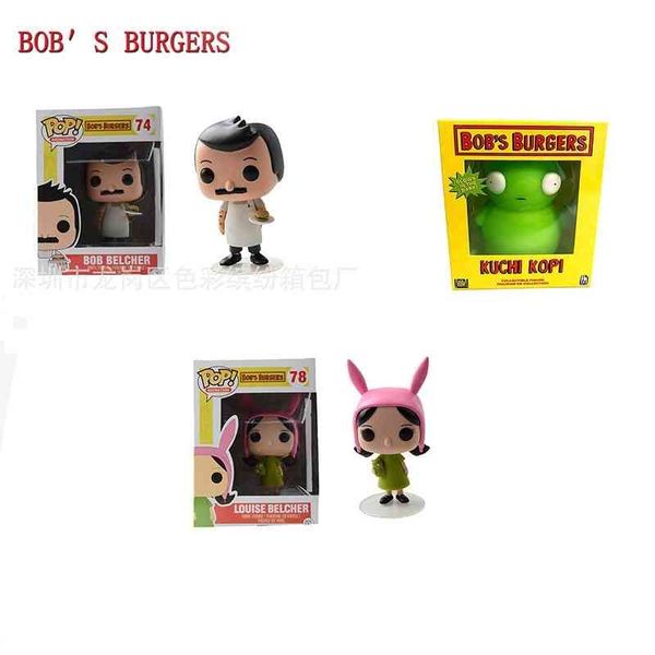 

funko pop happy hamburger shop bob bob's and louise louis's doll