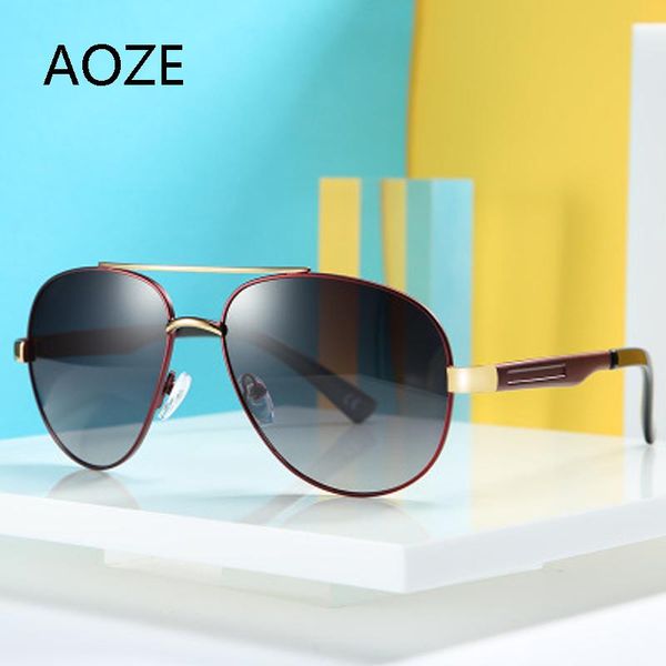 

vintage fashion pilot sunglasses men arrival polarized sunglass drive golf beach shades uv400, White;black