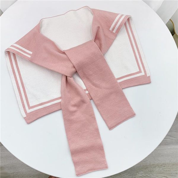 

bow ties korean style girls fake collars for women necklace shirt blouse flase collar autumn knitted shoulder shawl detachable, Black;gray