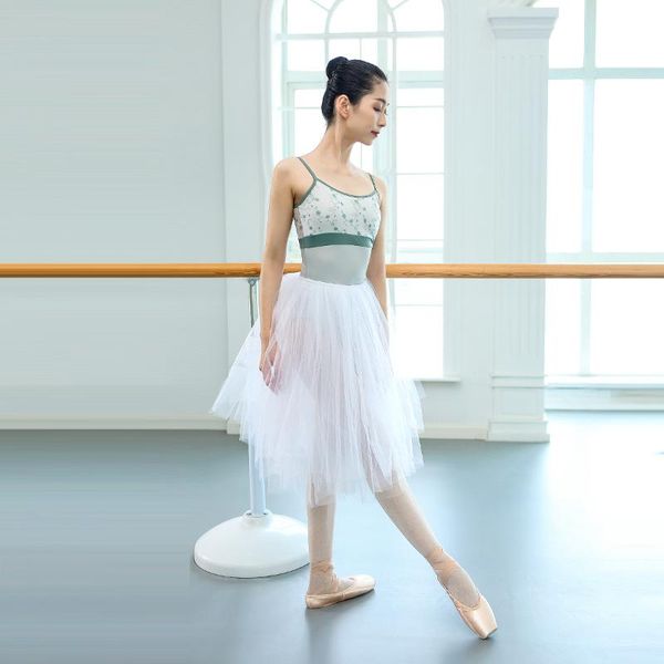 

stage wear camisole ballet leotard for women open back dance green purple dancewear resilient gymnastics leotards, Black;red