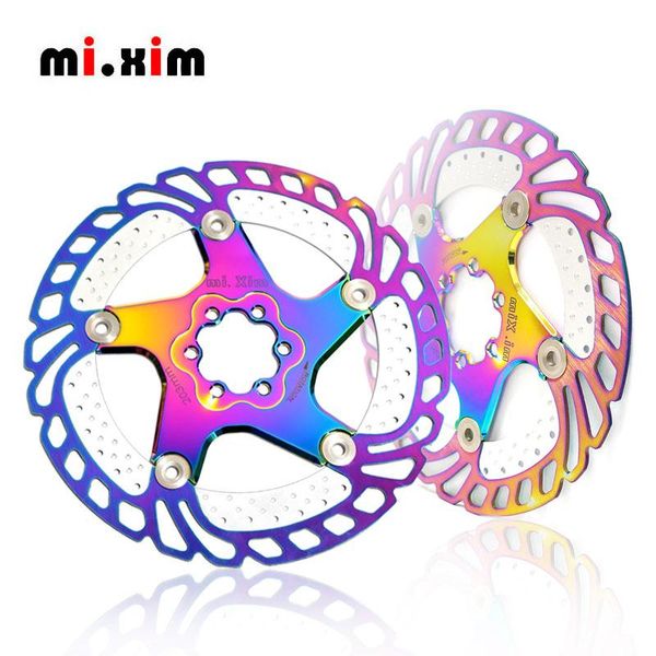 

bike brakes mtb dh bicycle disc cooling brake floating rotor mountain road rainbow 140/160/180/203mm cool down rt99 rt86