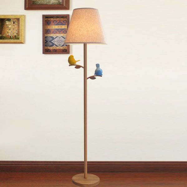 

simple creative iron e27 led floor lamp bird light for living room children's bedroom study el project lamps