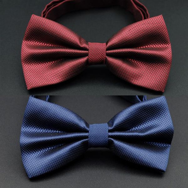 

bow ties men's professional business plain bridegroom red festive stall supply double layer 30% flat tie, Black;gray