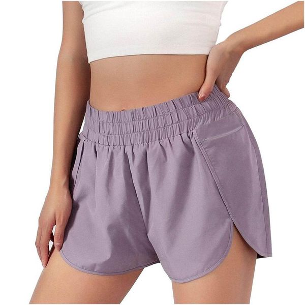 

women's shorts high waist running short pockers solid color summer casual ladies anti-exposure loose elastic gym jogging, White;black
