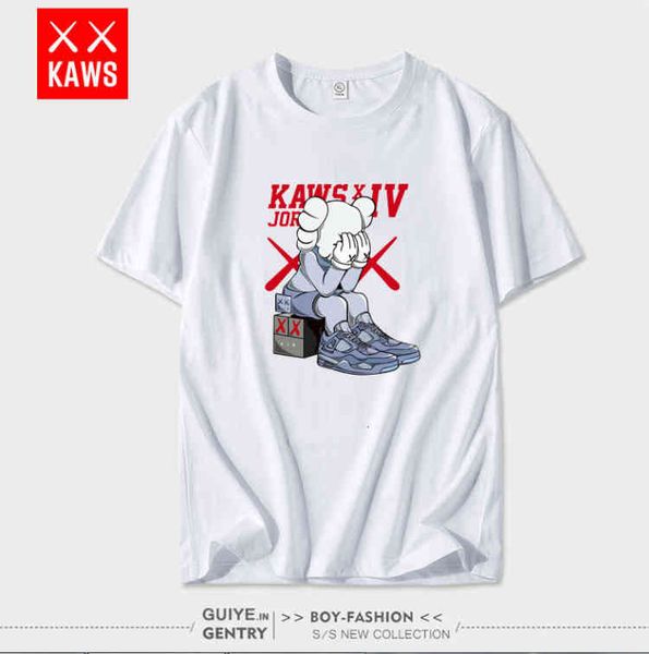 

men's t-shirts quality men's high t-shirts printed loose hip hop casual high and wo short sleeves 09c8, White;black