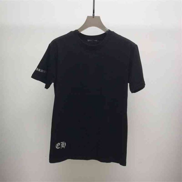 

summer cro short sleeve men's t-shirt cross print trendy men's and women's, White;black