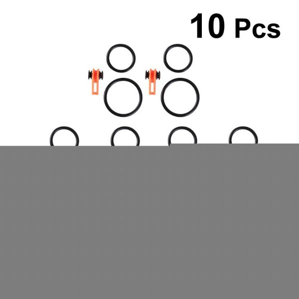 

fishing accessories 10 pcs pole hook keepers bait holders lures jig hooks for rod (red #1)