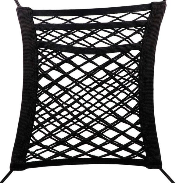 

car organizer storage net oxford cloth + mesh auto seat luggage cargo pocket