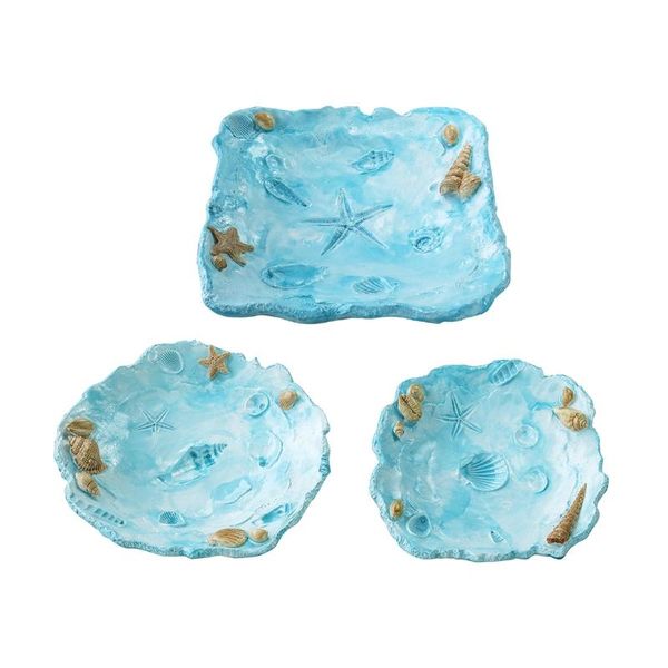 

dishes & plates lxaf resin candy snack tray stand fruit picnic pastry box cake display drying storage dustpan household