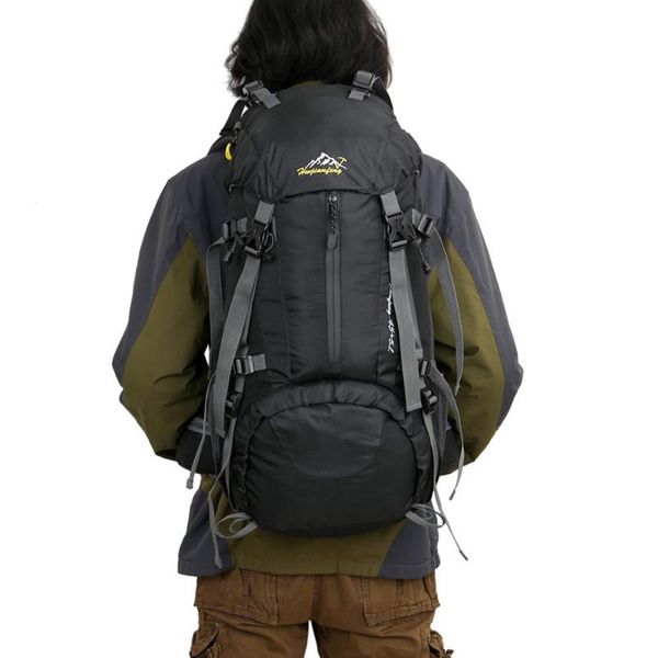 

mountaineering bag 60l large capacity camping waterproof hiking backpack outdoor bags
