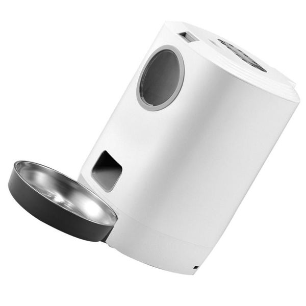 

dog bowls & feeders 1pc 4.5l pet food container smart automatic feeder cat