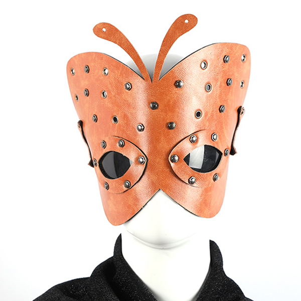 

new funny skin mask halloween mask cocktail party bar party mask easter funny punk movie game role-playing costume party cosplay, Black
