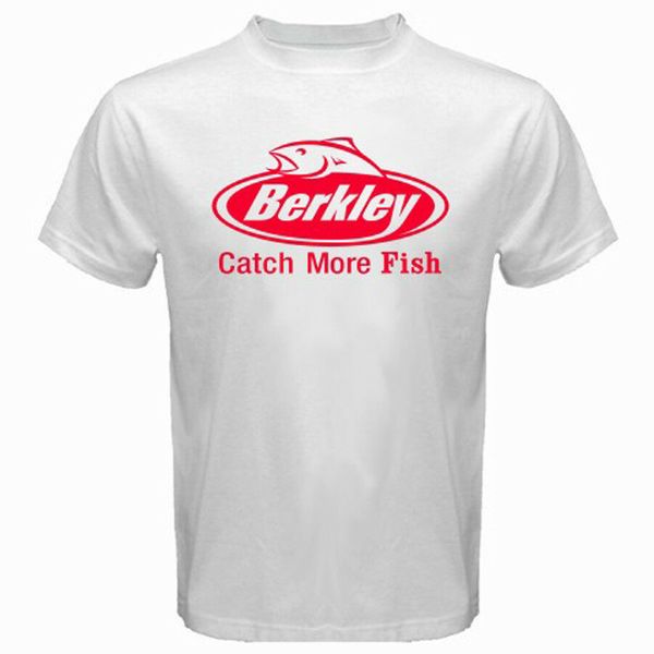 

New BERKLEY Logo Pro Fishing Men's White T-Shirt Size S M  XL 2XL 3XL, White;black