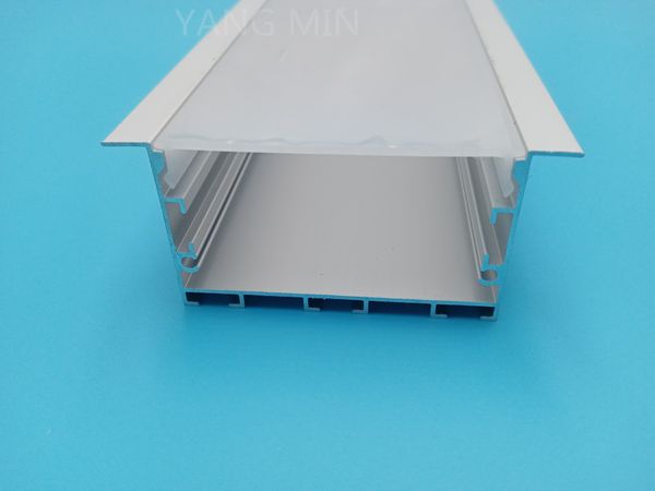 1,5 m/Stück OEM-Lichtleisten-Aluminiumgehäuse, quadratischer LED-Aluminium-Profilkanal mit Einbau