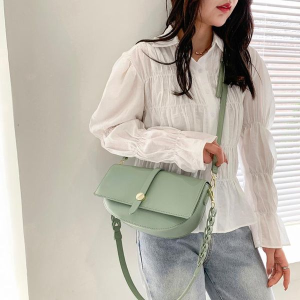 

cross body pu leather women's shoulder bag 2021 creative crossbody for female fashion saddle with braided strap