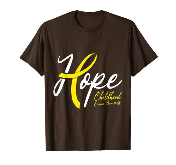 

Hope Childhood Cancer Awareness T-Shirt, Mainly pictures