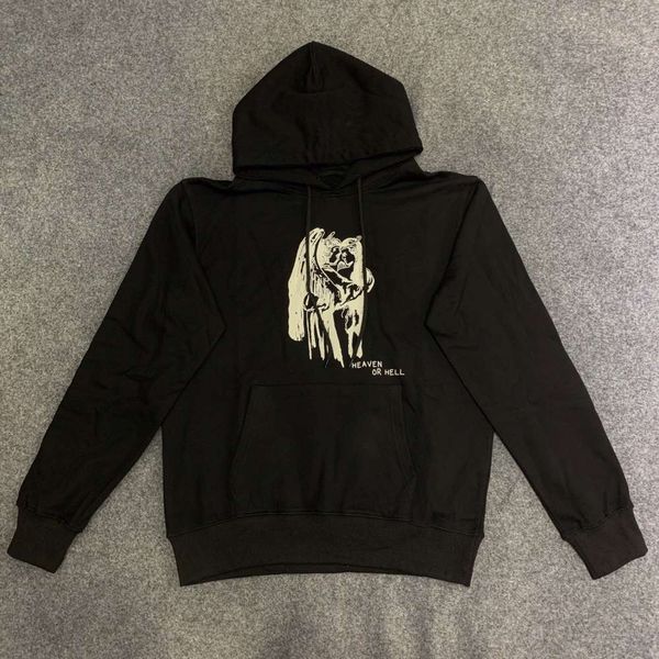 

travis scott don toliver heaven or hell ts hoodie, Black