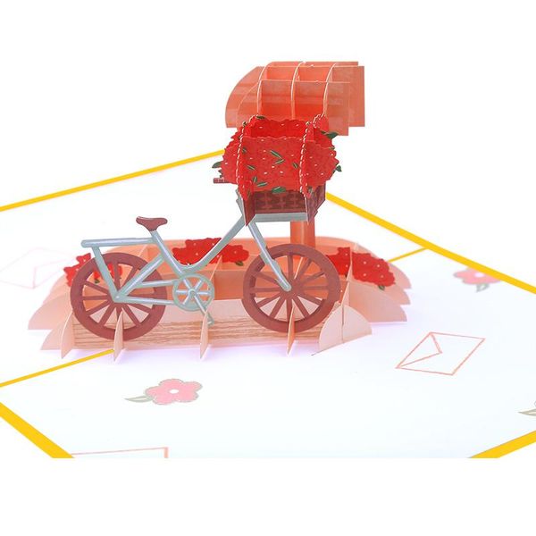 

greeting cards sending love 3d -up valentines day gift postcard with envelope stickers wedding invitation anniversary