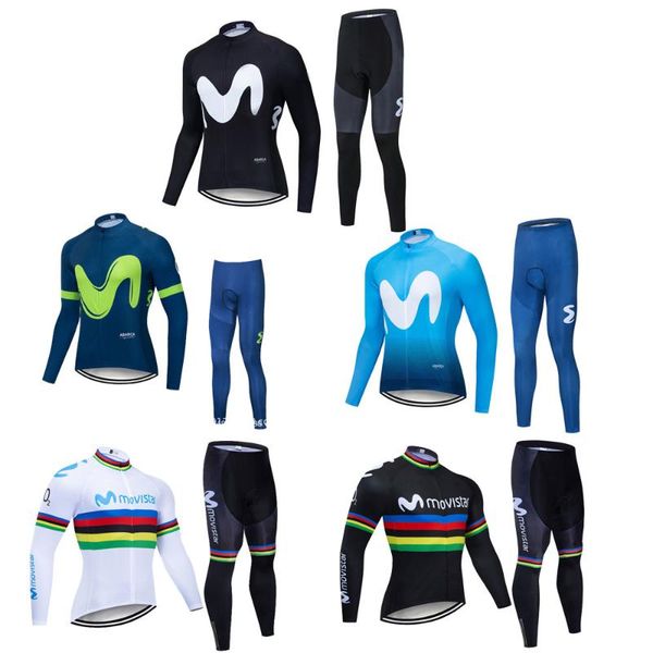 

racing sets professional team cycling wear men's long-sleeve quick-drying mountain bike jacket clothes polyester jersey, Black;blue