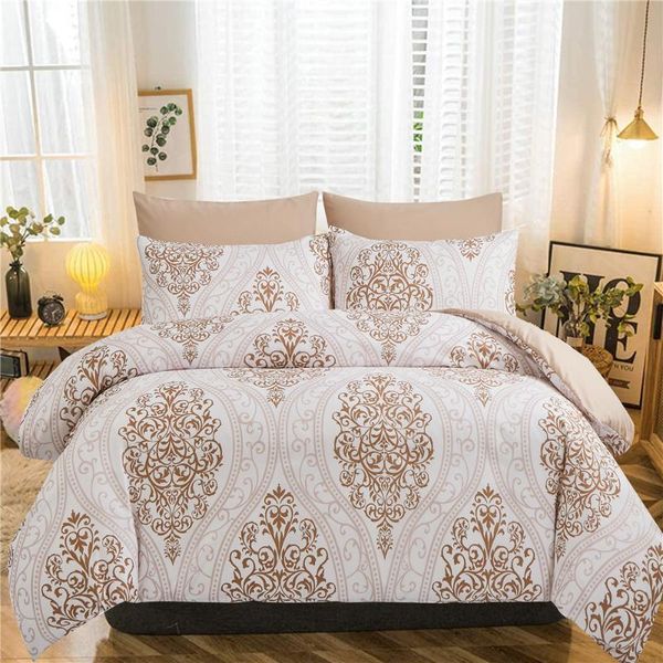 

bedding sets home textile mandala style set king  full size duvet cover 2/3pcs bedclothes quilt pillowcases