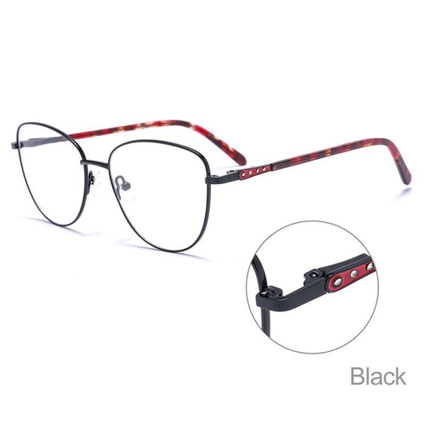 

fashion sunglasses frames women's men's glasses frame prescription metal for women wholesale price 10pcs /lot mixed, Black