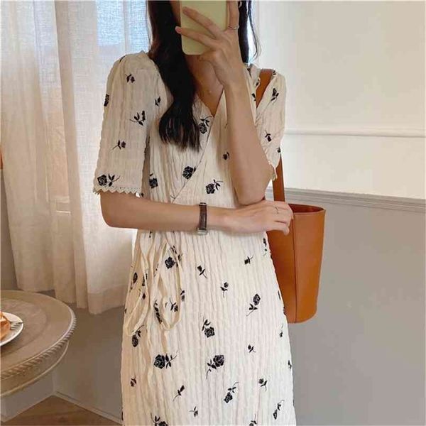 

l summer girls dress women cotton linen short sleeve es female vintage dress oversize boho robe femme vestido 210423, White;black