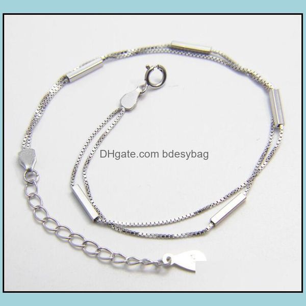 

dangle & chandelier earrings jewelrycharm female 925 sterling sier fashion jewelry four-leaf clasp bracelet drop delivery 2021 fx4eh, Silver