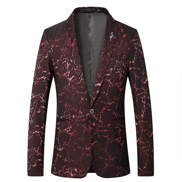

men's suits & blazers jacket for men fashion brand coat male 2021 autumn casual suit slim fit bridegroom's costume wedding prom pa, White;black
