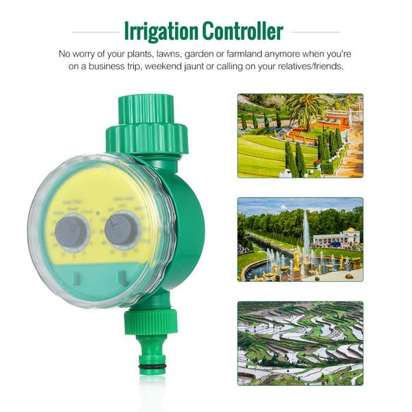 

outdoor timed irrigation controller automatic sprinkler programmable valve hose water timer faucet watering equipments