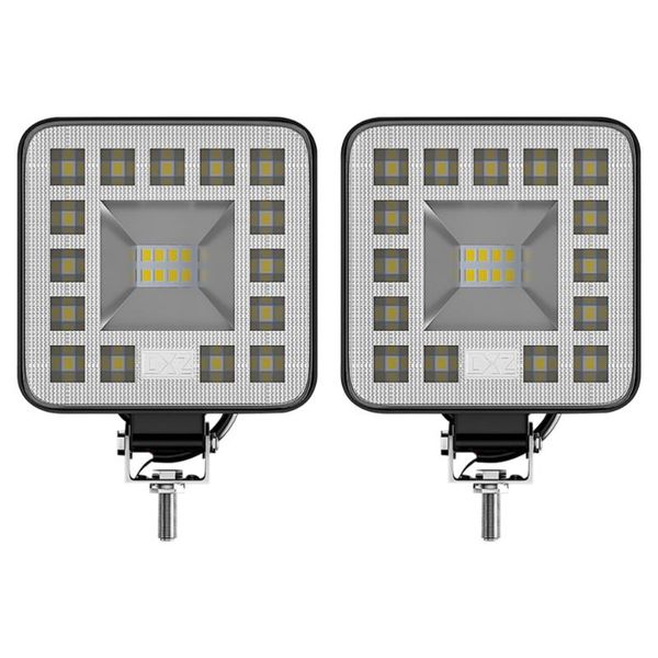 

working light mini square led auxiliary lamp car headlight practical spotlight