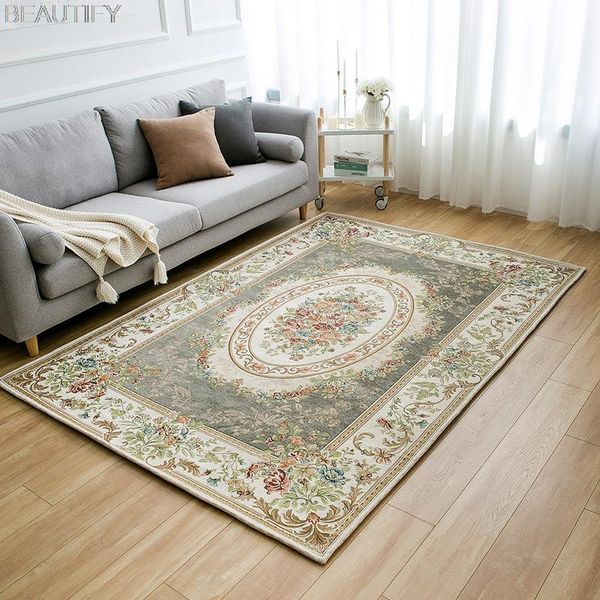 

carpets vintage carpet turkey tapis salon floor europe luxury washable jacquard woven rug cotton persian for home bedroom