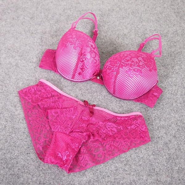 

bras sets bra and panties lace underwear rhinestone bralette set bh girls soft lady women lingerie red b c cup, Red;black