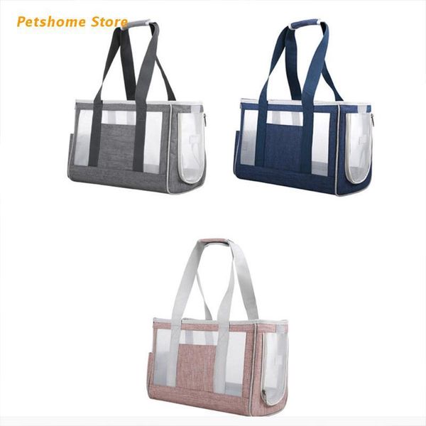 

cat carriers,crates & houses breathable pet dog single shoulder bags light portable four sides handbag durable travel puppy bag supplies lx9