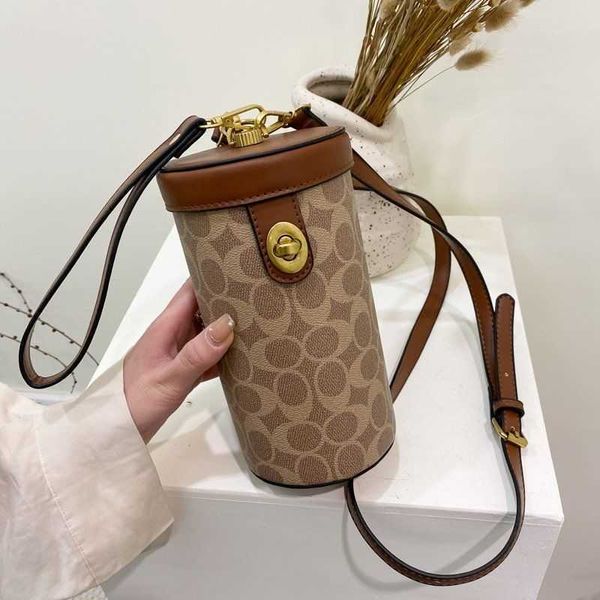 

wholesale mini printed fashion mobile phone small round bag versatile one shoulder messenger bag for female students luxuryss designerss yw