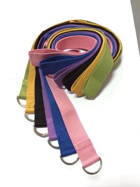 

stainless buckle yoga strap 6ft stretching adjustable loop fitness workout band resistance bands