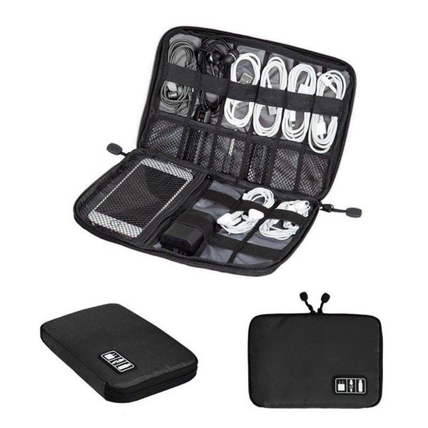 

travel cell phone data line cable electronic digital product storage bag case organizer bags