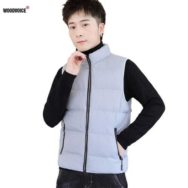 

men's vests warm mens jacket sleeveless vest winter fashion casual slim coats zipper waistcoat brand male clothing plus size 6xl, Black;white
