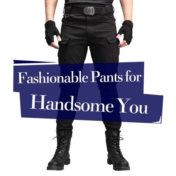 

men's pants men tactical quick-dry, Black