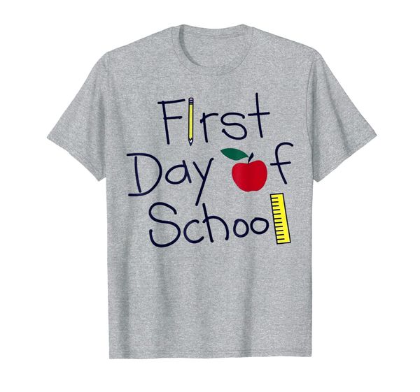 

happy first day of school shirt teachers students parents, White;black