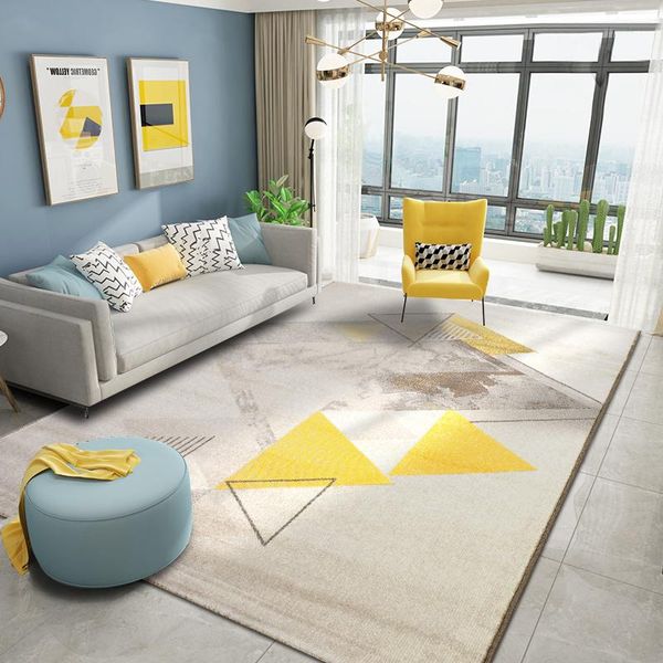 

high-end fashion simple modern nordic wind carpet living room geometry ins american european bedside bedroom full of carpets
